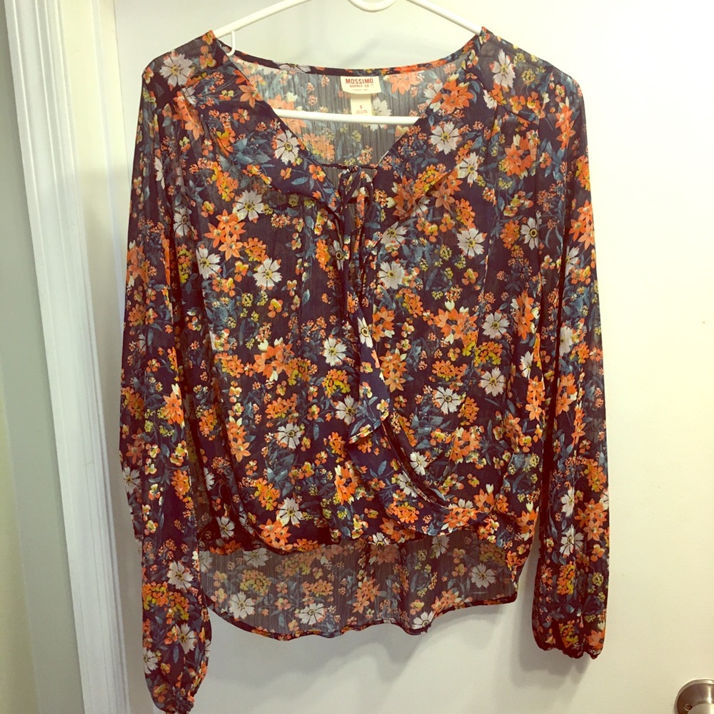 Merona Wrap Boho Style Top